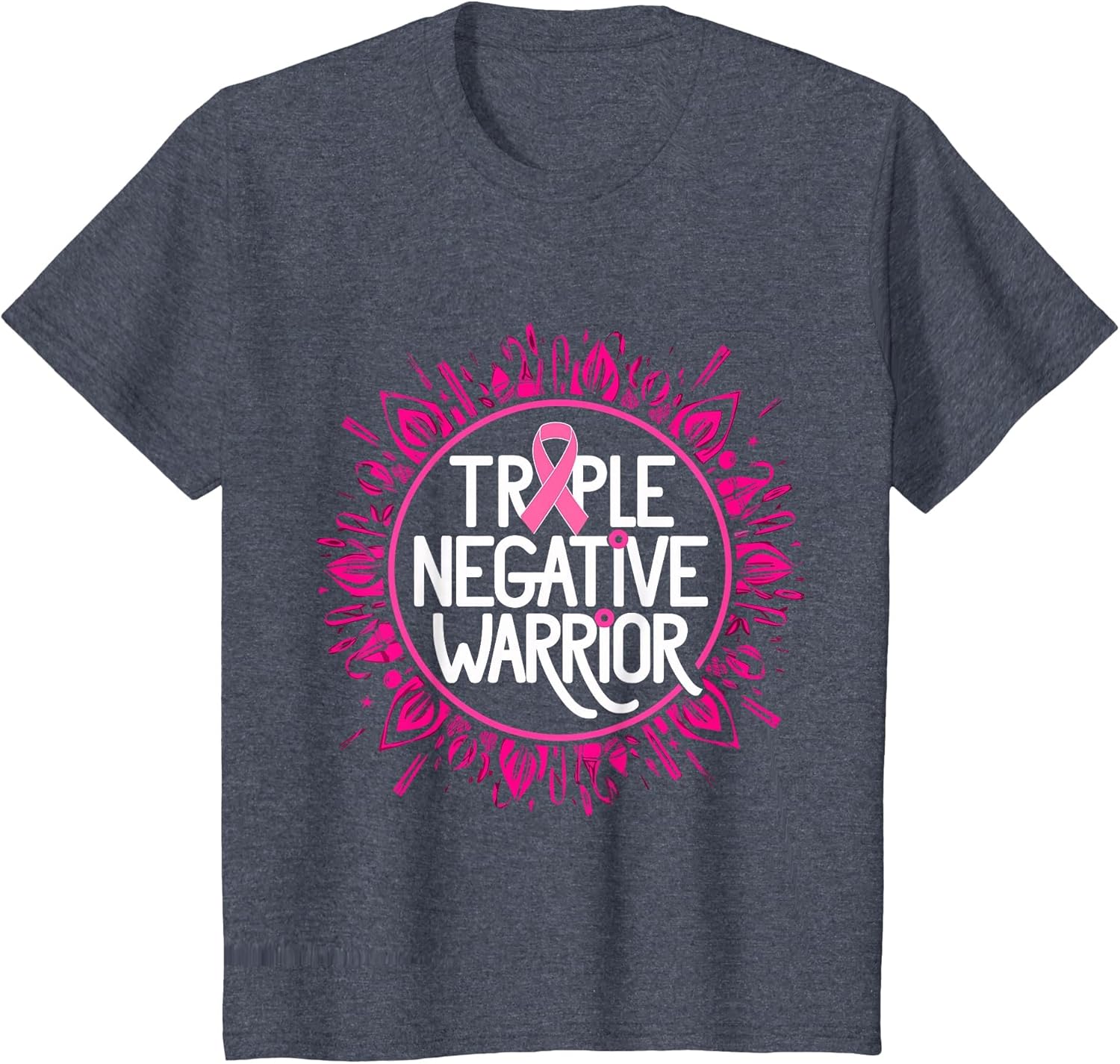 Triple Negative Warrior Pink Ribbon Breast Cancer