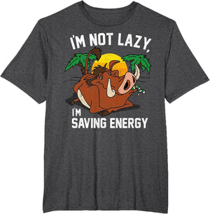 Disney Lion King Lazy Pumbaa Graphic