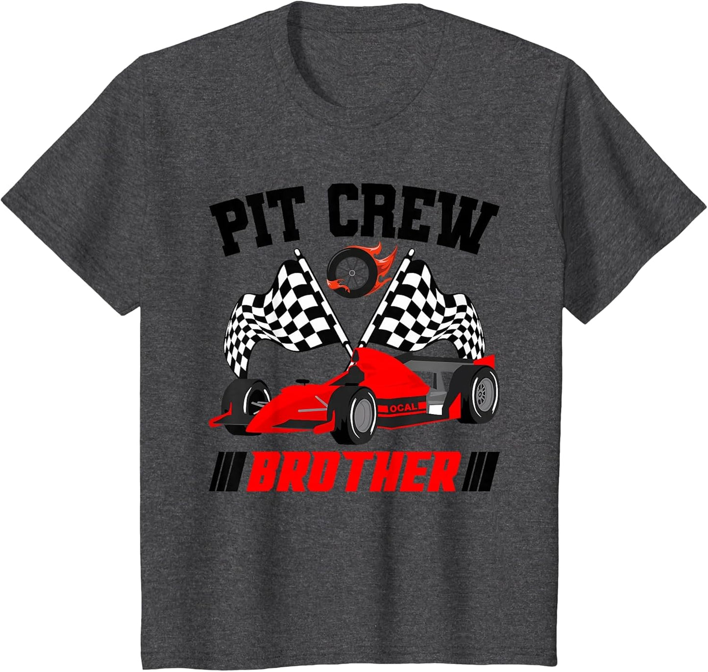 Brother Pit Crew Race Birthday Party Racing Matching Family