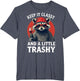 Keep It Classy and A Little Trashy - Funny Raccoon Wine