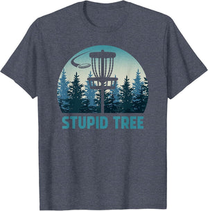 Vintage Disc Golf Funny Stupid Tree Frisbee Golf Disc Sport