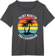 Saint Marten The Caribbean Retro Sunset Palm Trees Vacation