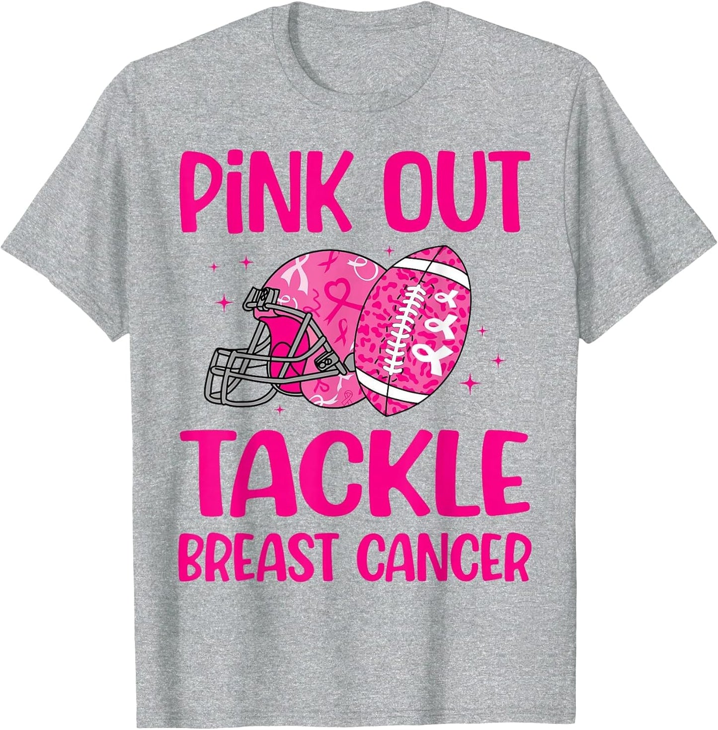 American Football Pink Out Tackle Breast Cancer Awareness