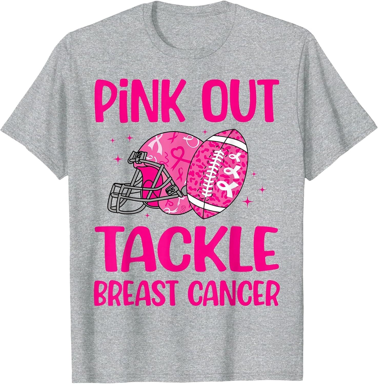 American Football Pink Out Tackle Breast Cancer Awareness