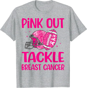 American Football Pink Out Tackle Breast Cancer Awareness