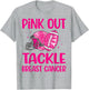 American Football Pink Out Tackle Breast Cancer Awareness