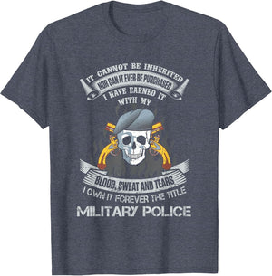 Own Forever The Title Military Police US Army MP Veteran