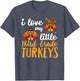 I Love My Little Third Grade Turkeys T Shirt 3rd Thankful