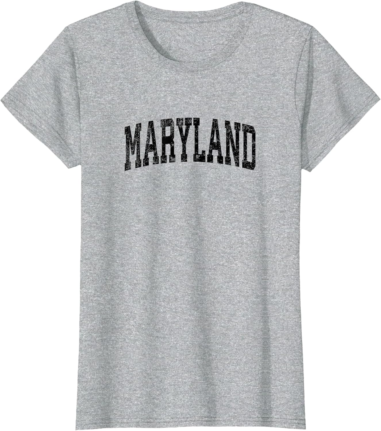 Maryland MD Vintage Athletic Sports Black Design