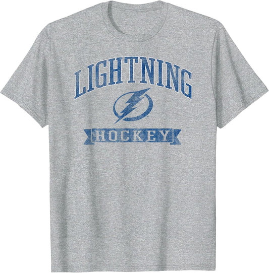 Tampa Bay Lightning Vintage Hockey Gray Officially Licensed