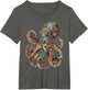 Octopus Floral Vintage Flowers Squid Kraken Scuba Diving