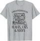 Easily Distracted by Plants Cats and Books Shirt Funny