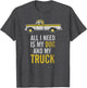 Funny - Love My Truck, Love My Dog - Novelty Print