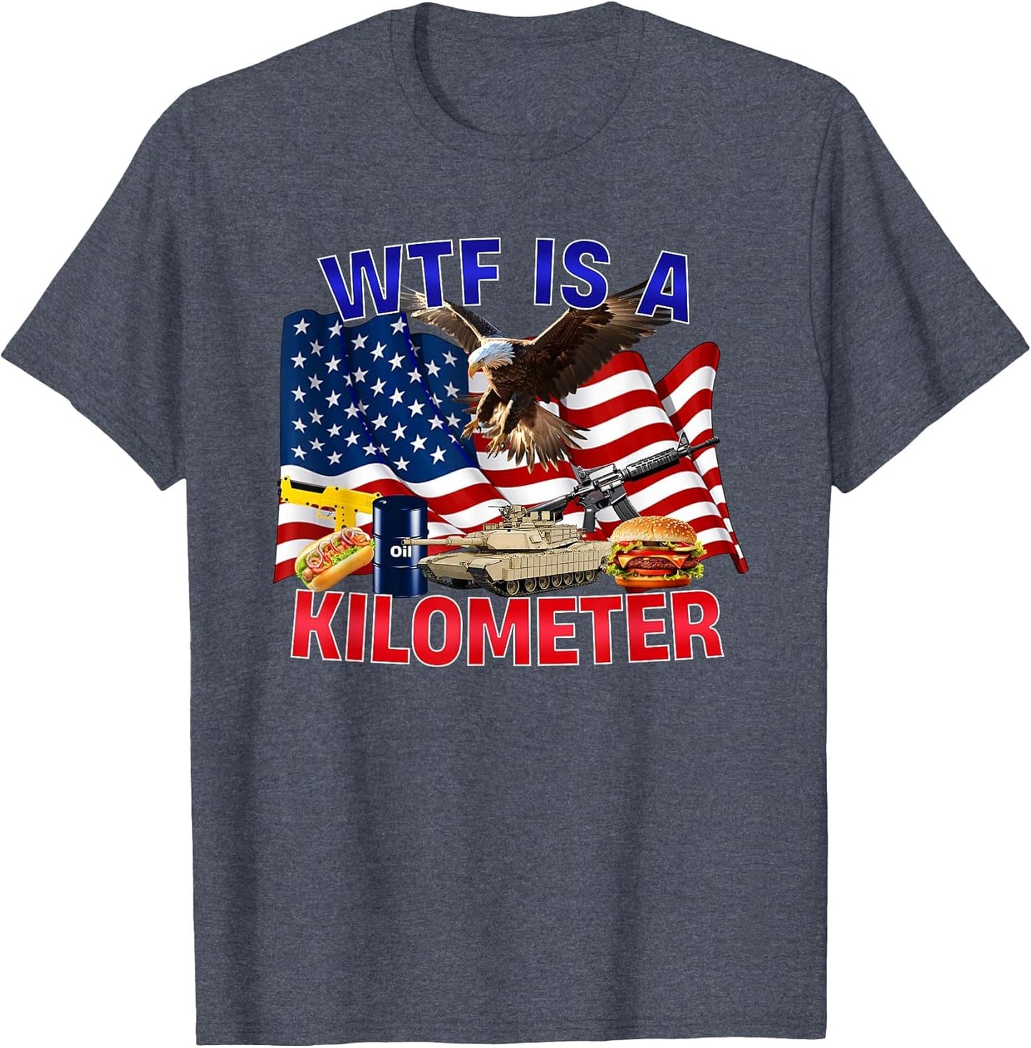 The Bald Eagle American Flag WTF is A Kilometer