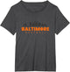 Baltimore Baseball Minimalist City Skyline Baseball Lover