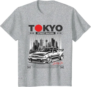 JDM Tokyo Japan Drift Race Car Tuning Retro Vintage Graphic