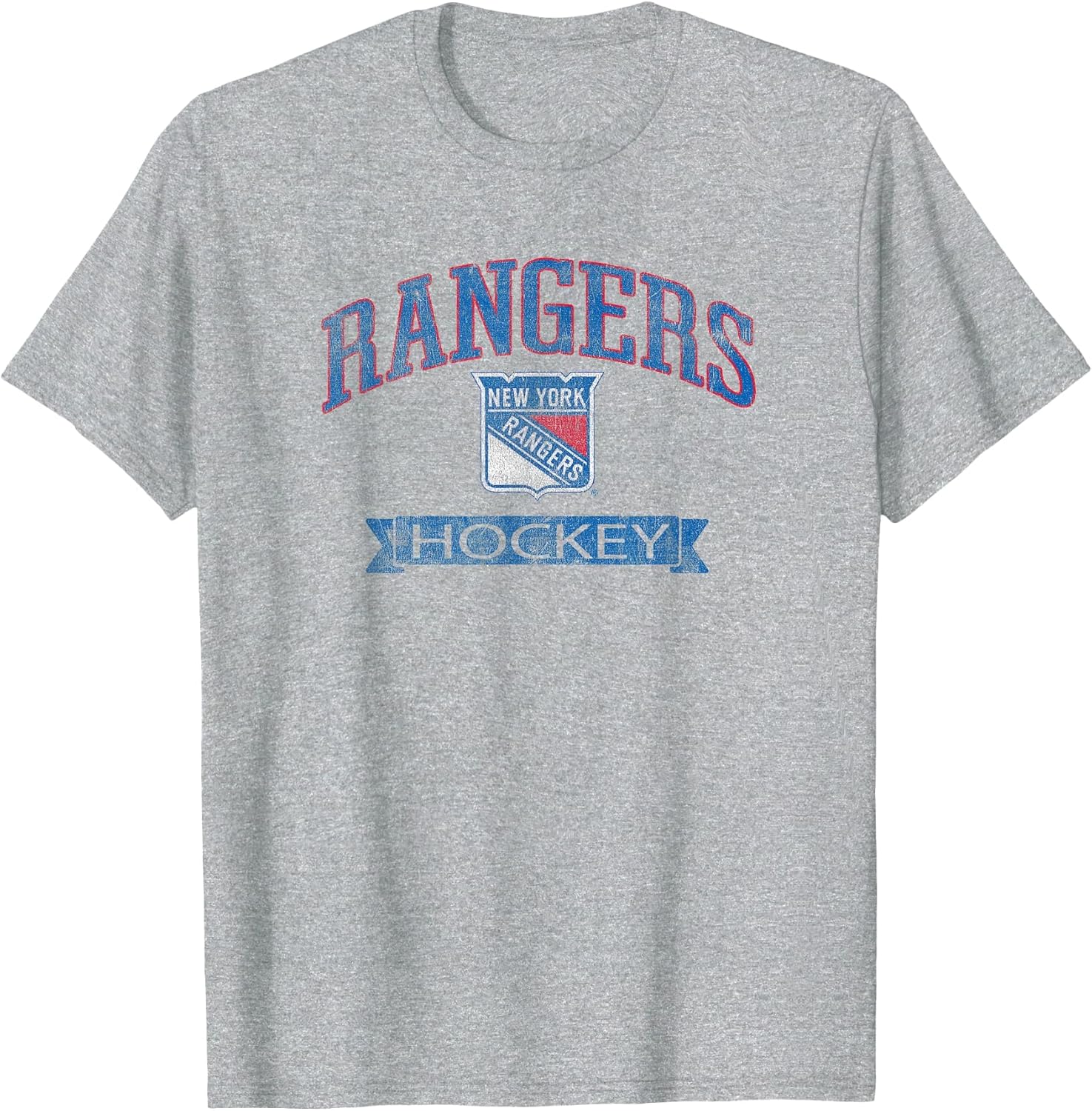 New York Rangers Vintage Hockey Gray Officially Licensed