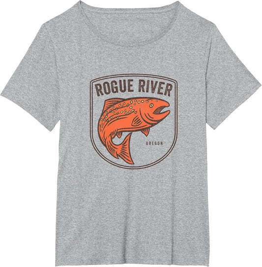 Rogue River Oregon OR Salmon Fishing Vintage Retro