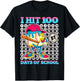 I Hit 100 Days of School Funny 67 Drip Baseball Boys Kids