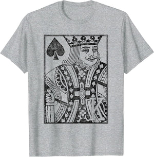 King of Spades Vintage Look Distressed Playing Card