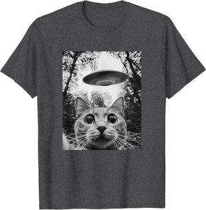 Funny Cat Selfie with UFO
