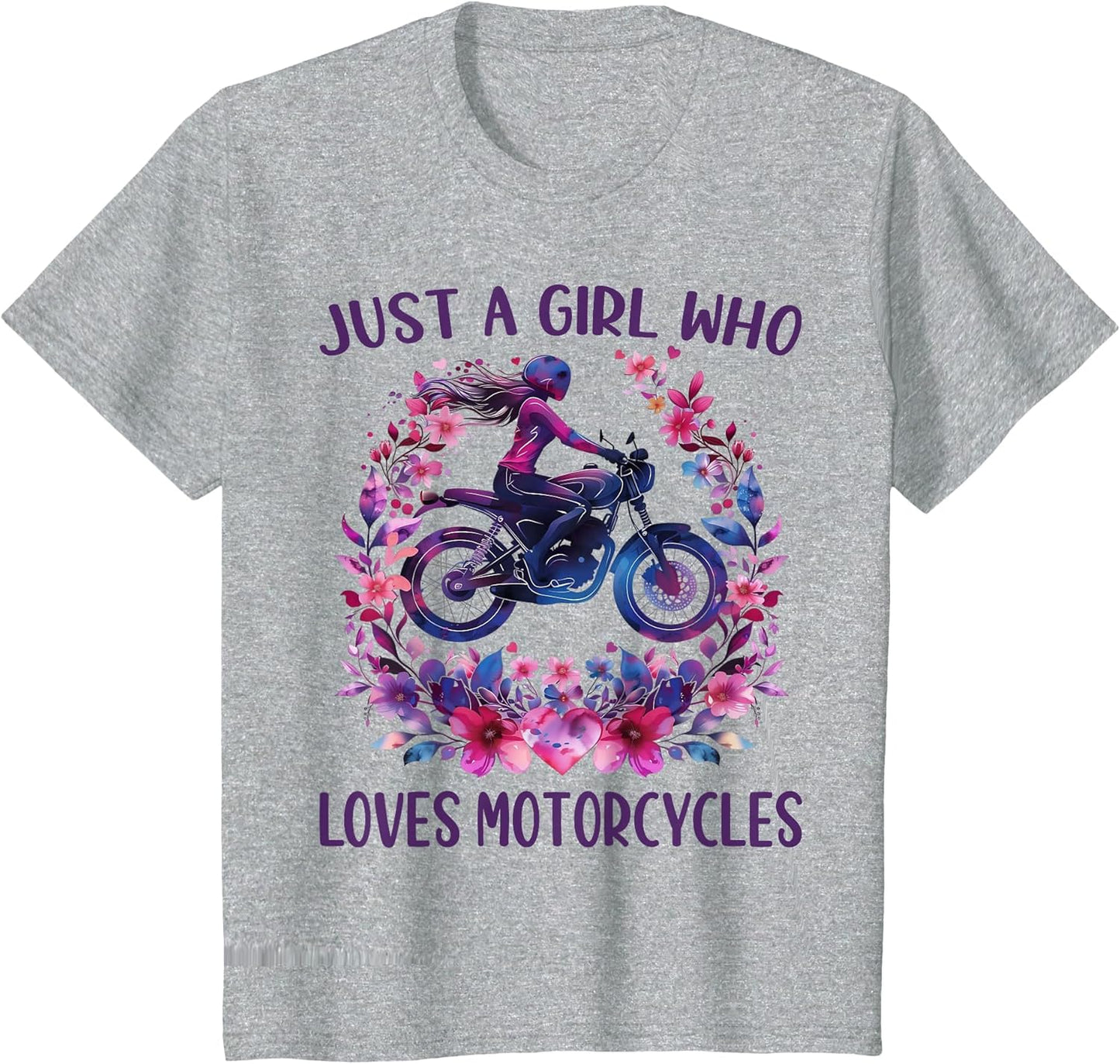 Just A Girl Who Loves Motorcycles Cute Rider Motorcycles