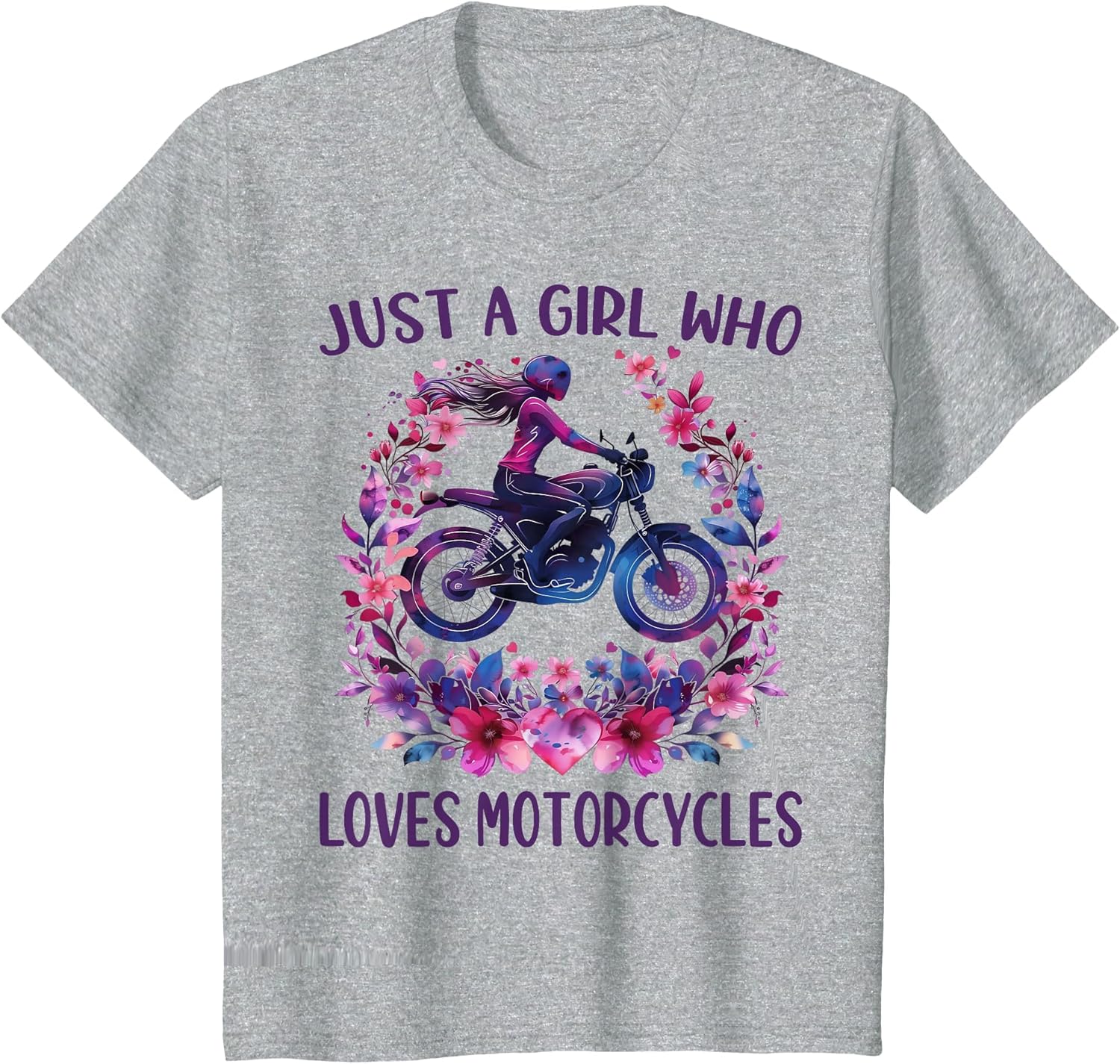 Just A Girl Who Loves Motorcycles Cute Rider Motorcycles