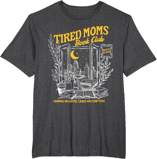 Retro Tired Moms Book Club Bookish Booktrovert Mother's Day