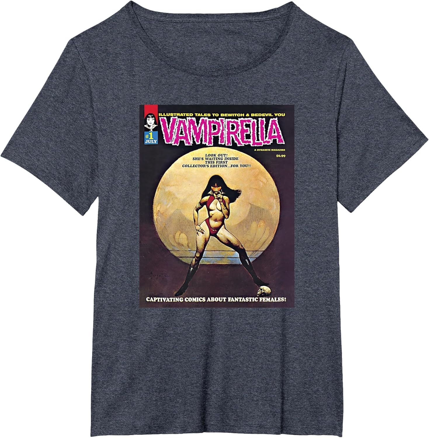 Vampirella 1969/ #1" Featuring Frank Frazetta Cover Art