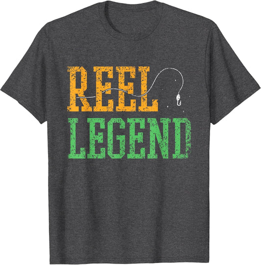 Reel Legend Fisher Fisherman Fish Sayings Fishing