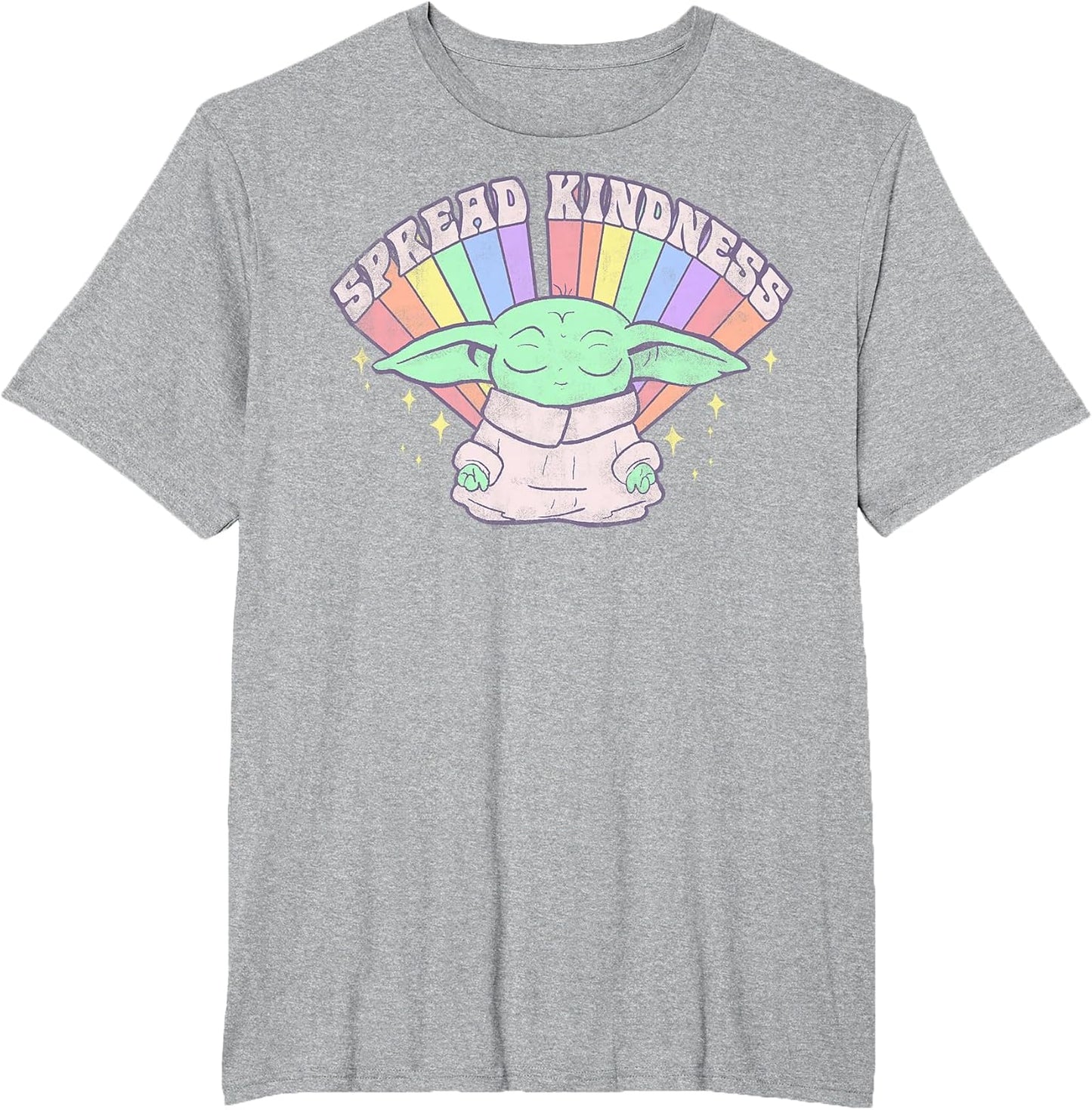 Star Wars The Mandalorian Grogu Spread Kindness Rainbow