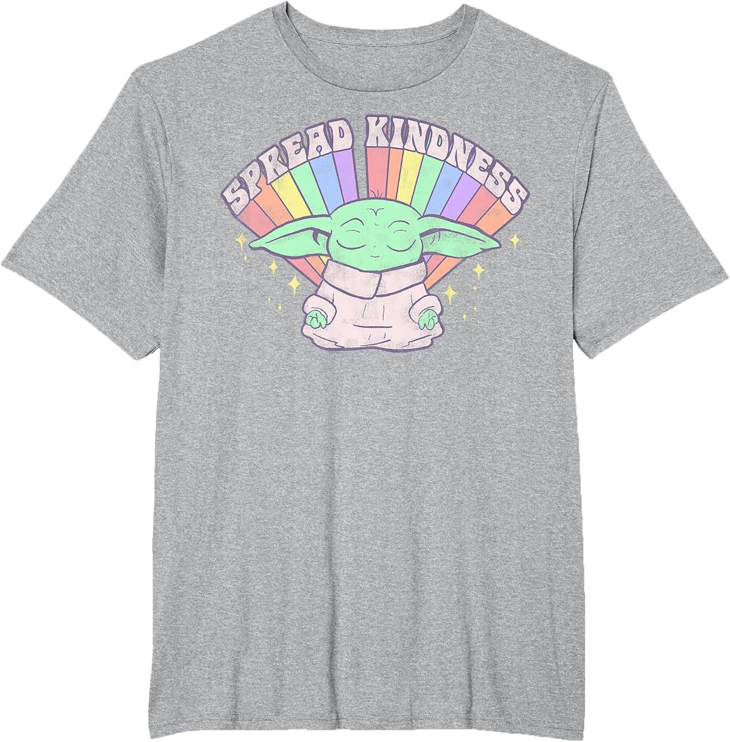 Star Wars The Mandalorian Grogu Spread Kindness Rainbow