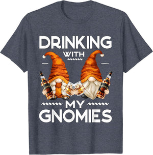 Funny Whiskey Gnome Saying Drinking with My Gnomies