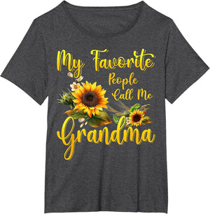 Sunflower My Favorite People Call Me Grandma Mother's Day