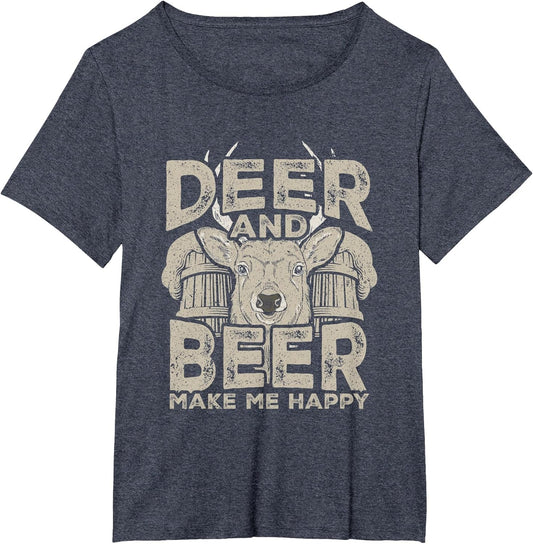 Deer and Beer Funny Hunter Hunting