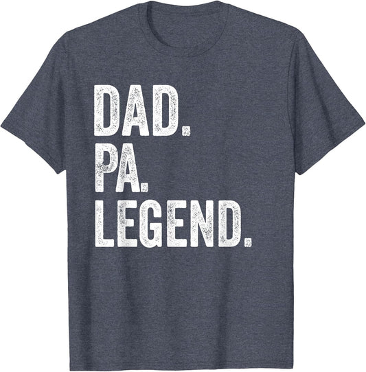 Dad Pa Legend - Vintage Distressed Bold Pa Graphic