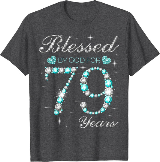 Blessed by God for 79 Years Old Woman 79th Birthday