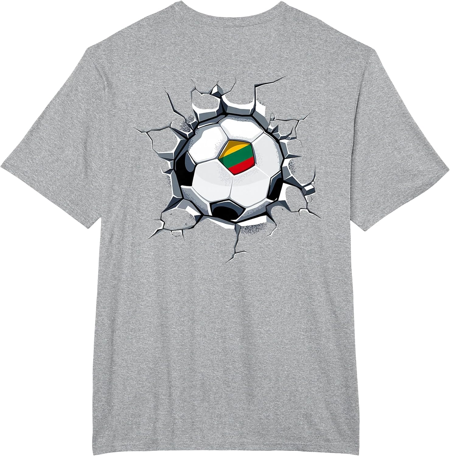 Lithuania Soccer Fans Jersey Proud Lithuanian Football Lover