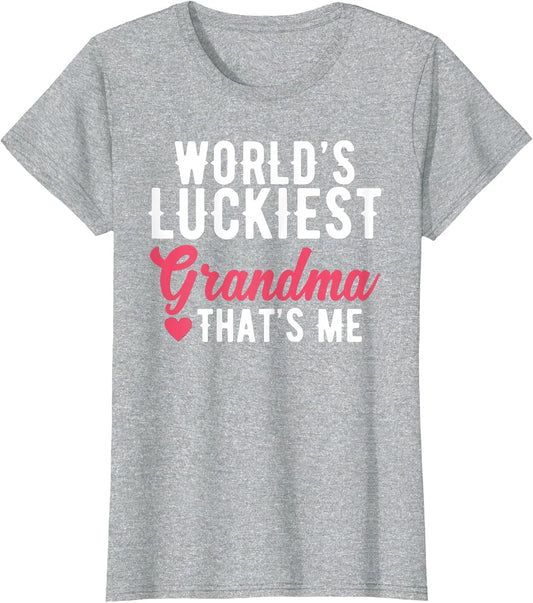 Worlds Luckiest Grandma Thats Me Grandmother