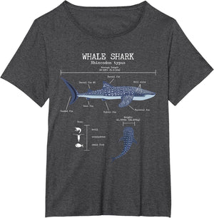 Whale Shark Anatomy Men's Women's Kids Whale Shark