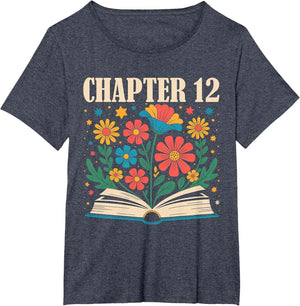 Chapter 12th Birthday Bookworm 12 Years Old for Book Loves