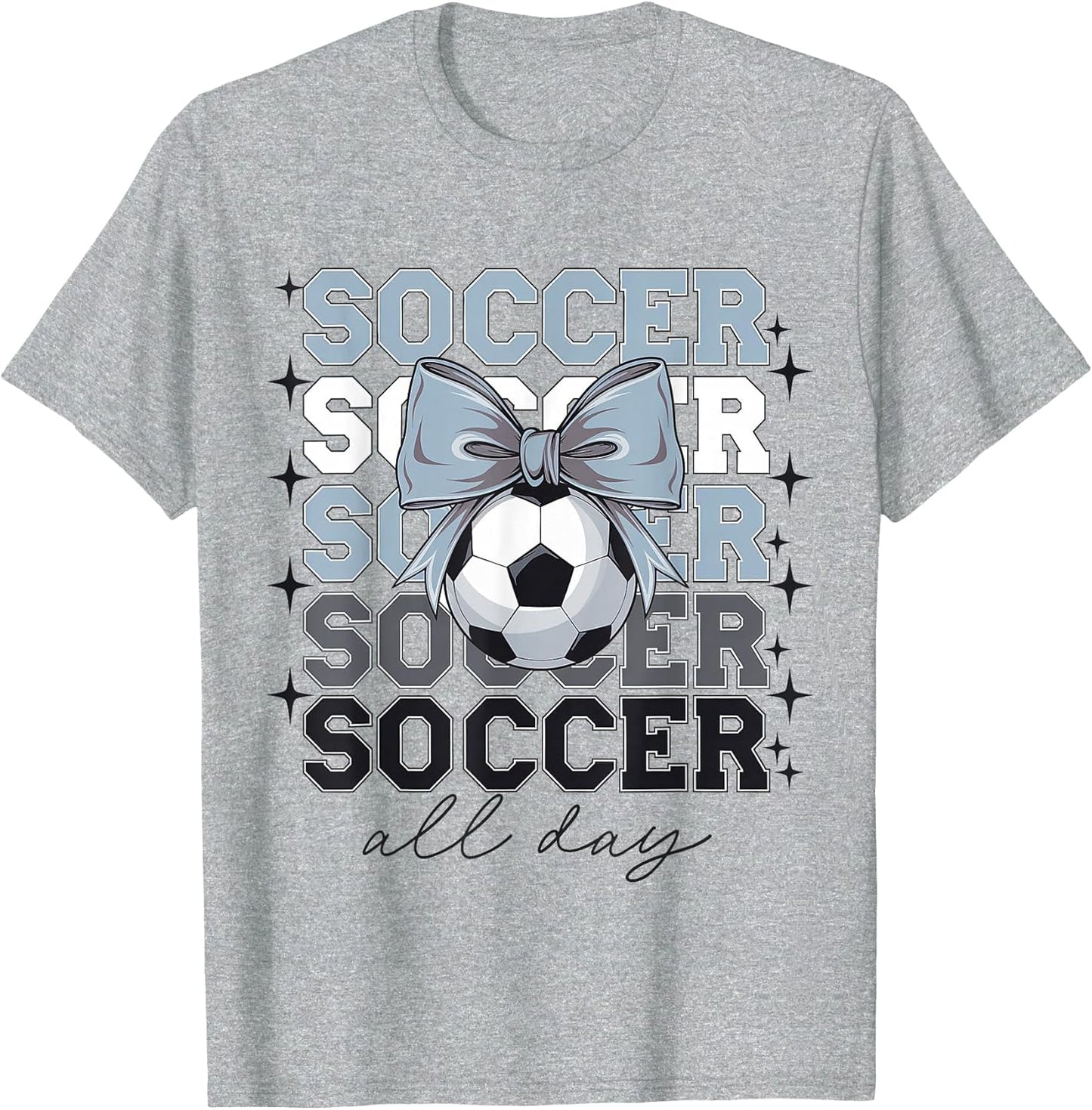 Groovy Soccer Coquette Bow Girls Women Soccer All Day
