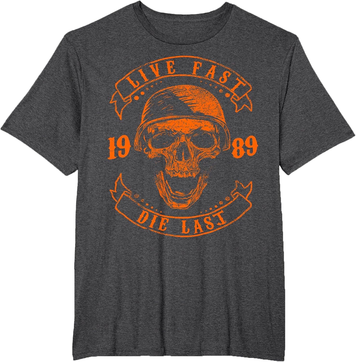 Live Fast Die Last Skull Motorcycle Biker