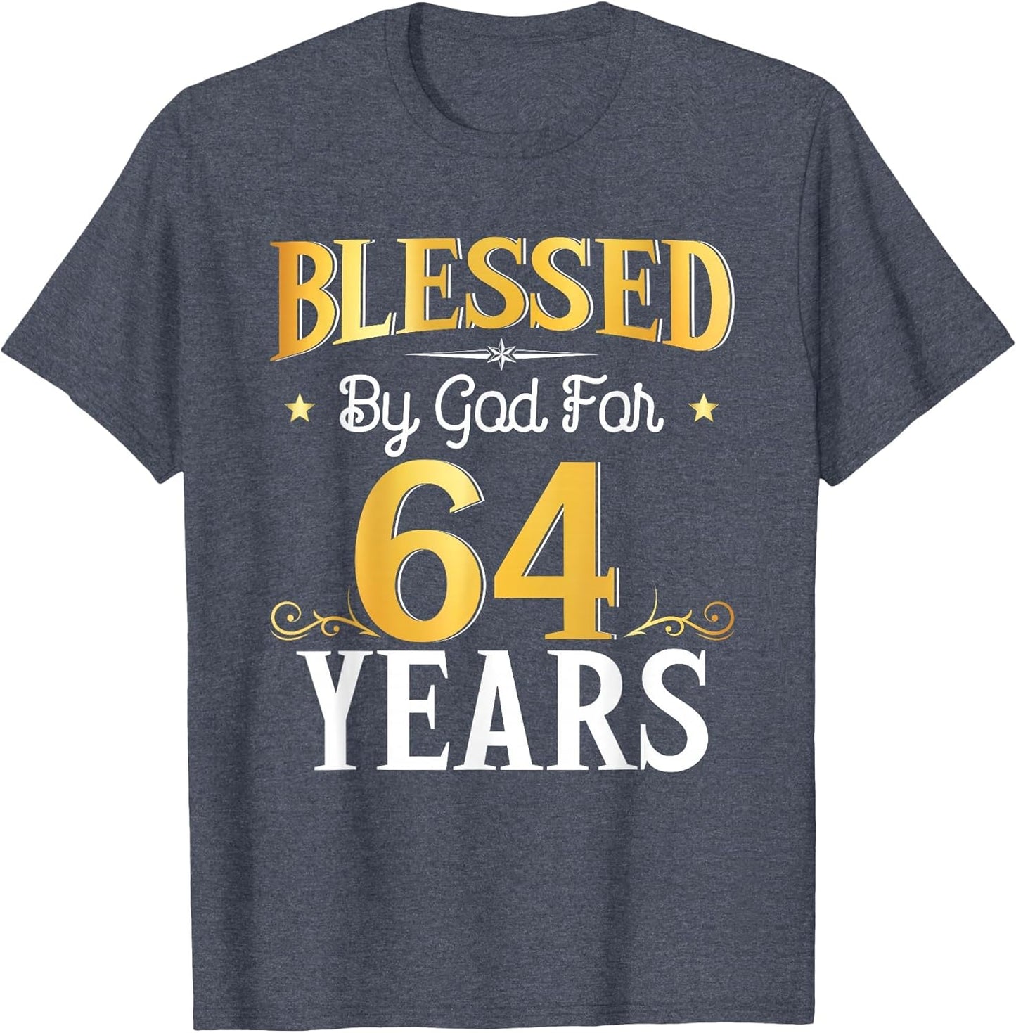 Blessed by God for 64 Years 64th Birthday Gifts Men Women