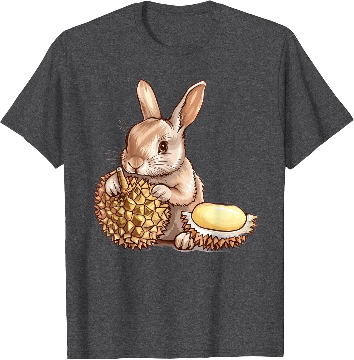 Rabbit Eating Durian