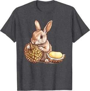 Rabbit Eating Durian