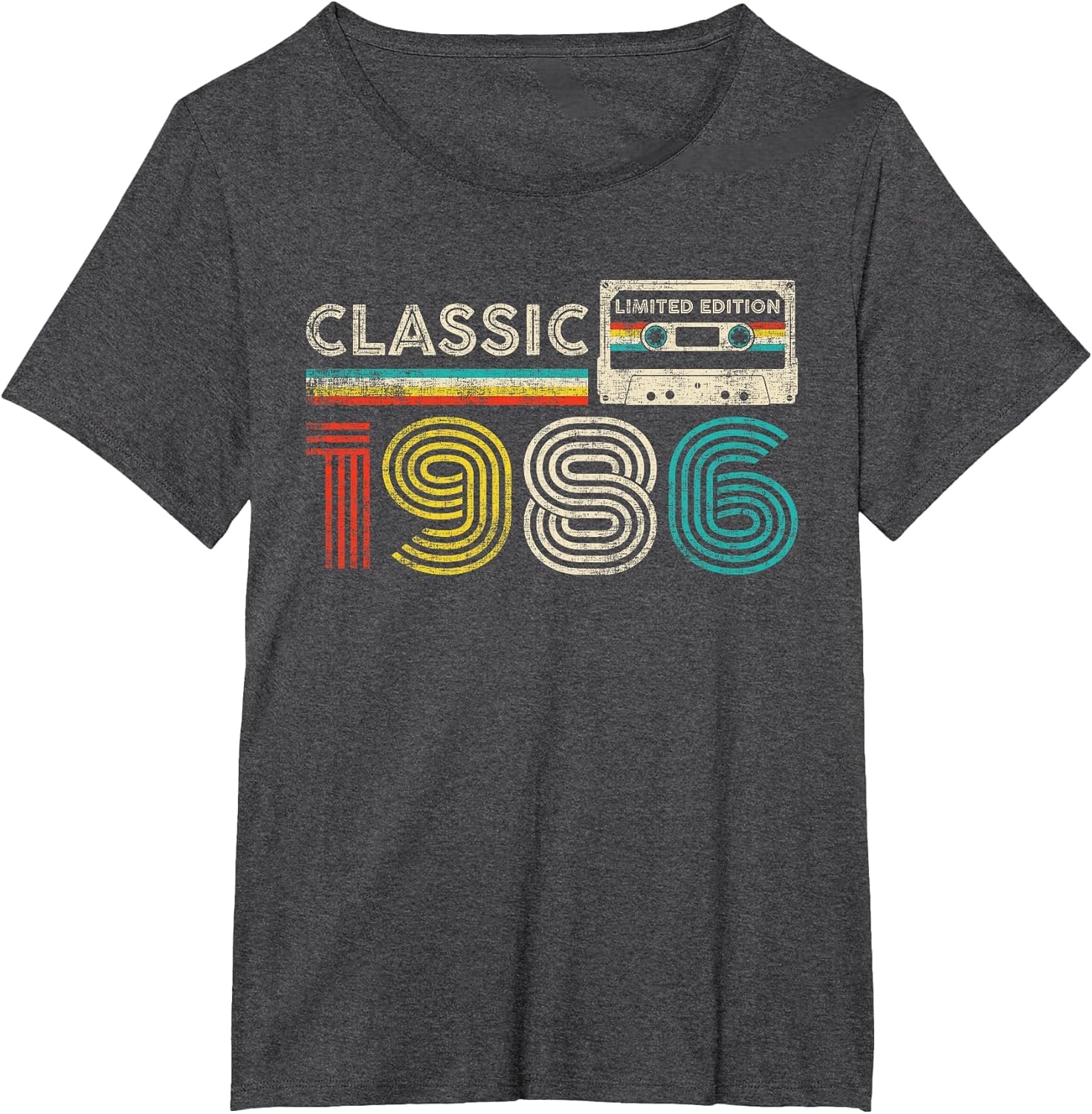 Classic 1986 Vintage 1986 Cassette Tape Men Women Birthday