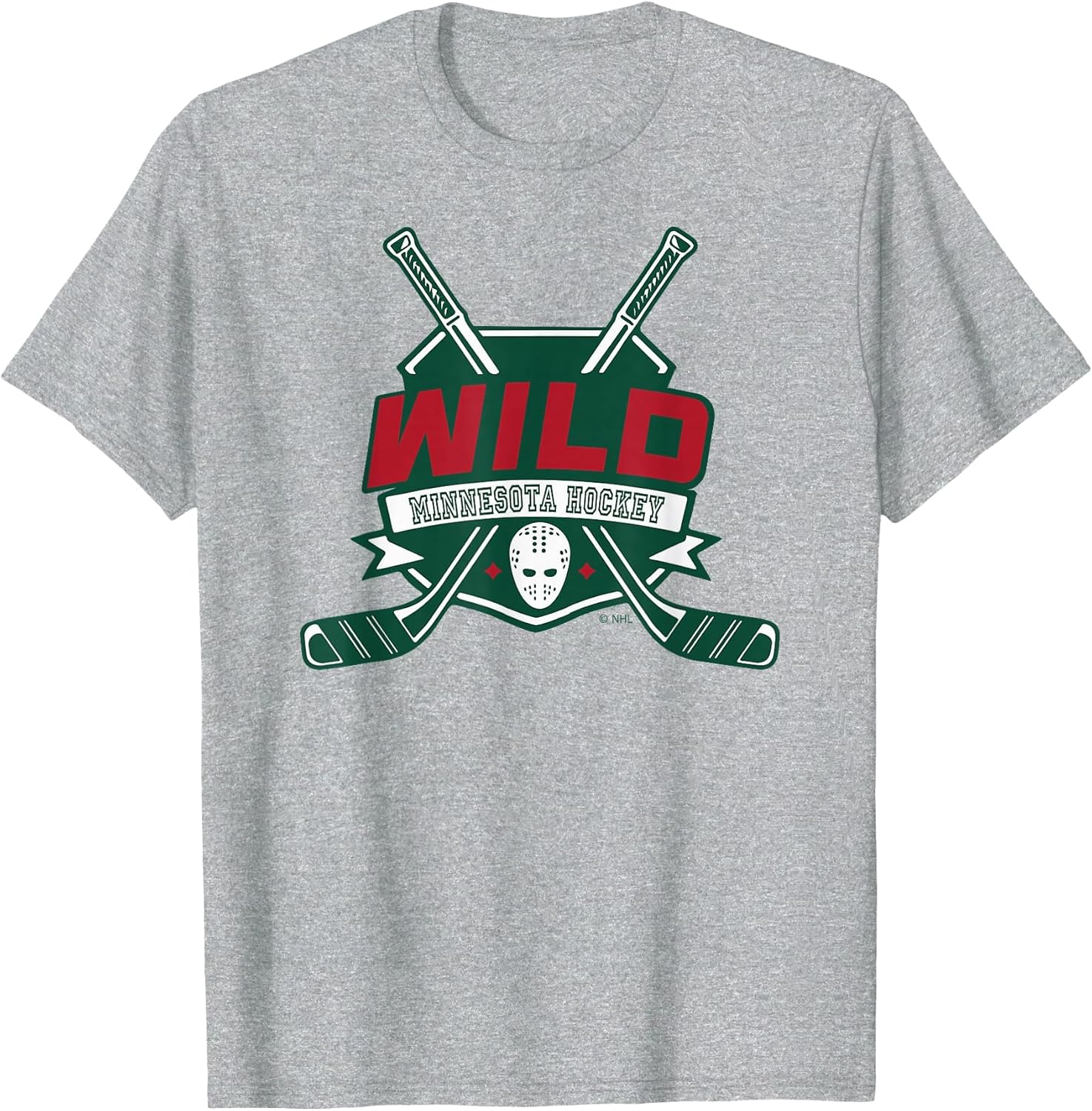 Minnesota Wild Hockey Sticks Gray Officially Licensed