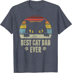 Best Cat Dad Ever Vintage