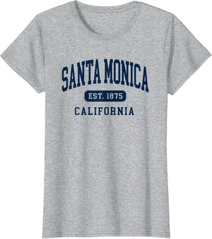 Santa Monica California Retro Est 1875 Vintage Souvenir